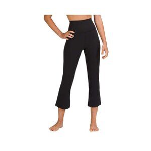 Lululemon Groove Super High-Rise Flared Crop Pants 23" Nulu Black Size 4